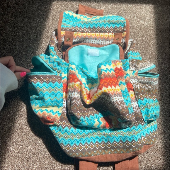 Bohemian Canvas Backpack - Picture 5 of 12
